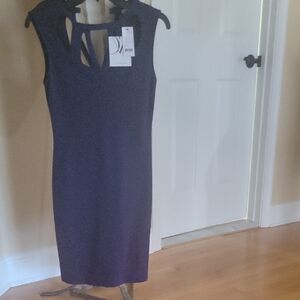 NEW! Diane Von Furstenberg Amy Purple Haze Cutout Mini Dress